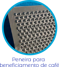 peneira para beneficiamento de cafe